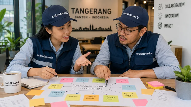 tim engineer memetakan komponen sistem informasi perusahaan gojek